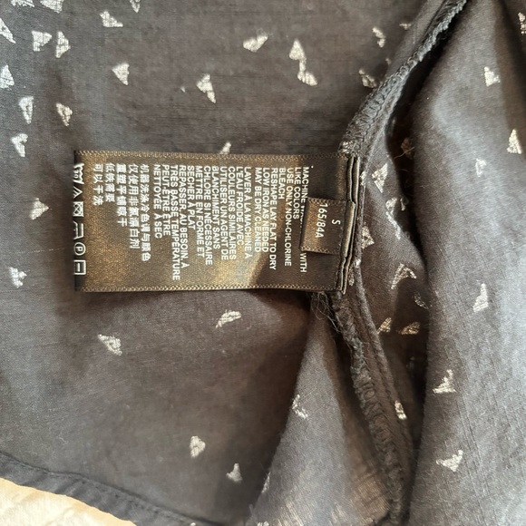 Urban Outfitters Dahlia Smocked One Shoulder Black White Detail Sundress S - Picture 9 of 13